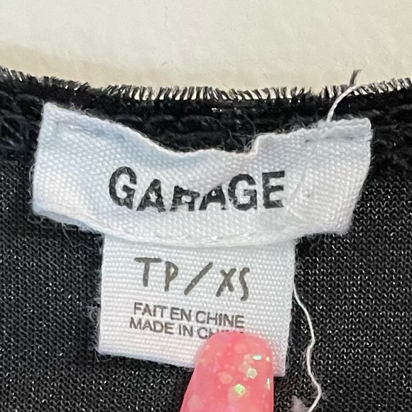 Garage Black Velvet Romper Dress - Picture 3 of 6
